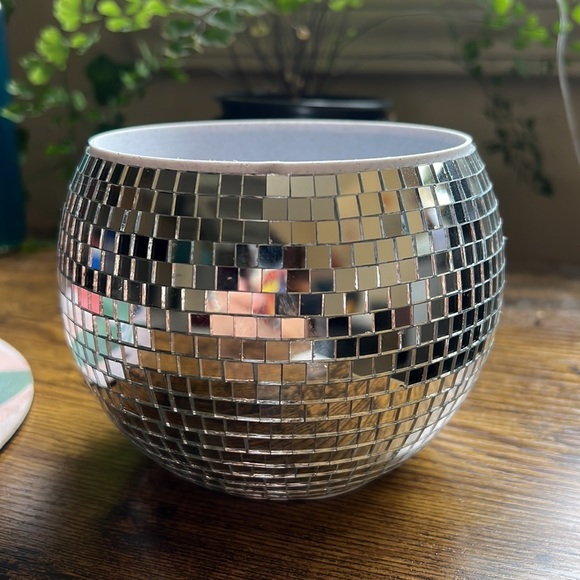 4” Handmade Disco Planter (Plant and hanger not Included) - Picture 1 of 3